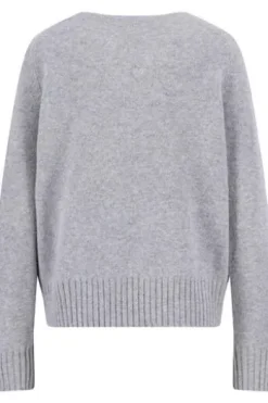 FYNCH HATTON Pullover alloy grey Langarm