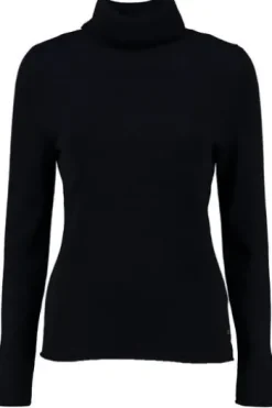 FYNCH HATTON Rollkragen-Pullover marine aus hochwertigem Kaschmir