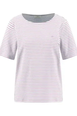 FYNCH HATTON Shirt sorbet rose gestreift
