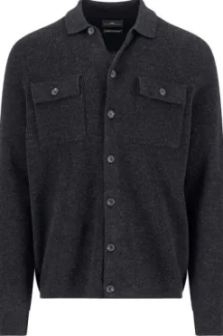 FYNCH HATTON Strickjacke charcoal Casual Fit
