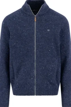FYNCH HATTON Strickjacke navy Casual Fit