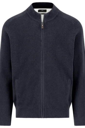 FYNCH HATTON Strickjacke navy