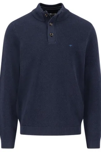 FYNCH HATTON Troyer navy Casual Fit