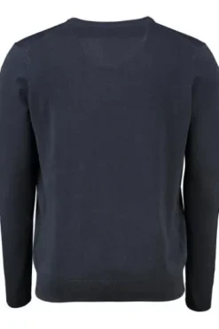 FYNCH HATTON V-Ausschnitt Pullover navy Casual Fit