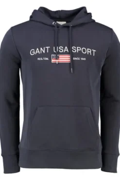 GANT Graphic Hoodie evening blue