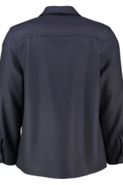 GANT Hemdjacke Overshirt Reg Wool Blend evening blue