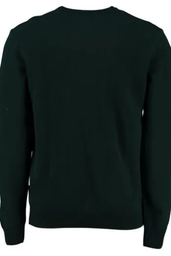 GANT Lambswool Rundhals Pullover dunkelgrün Superfine Lambswool
