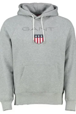 GANT Shield Hoodie grau