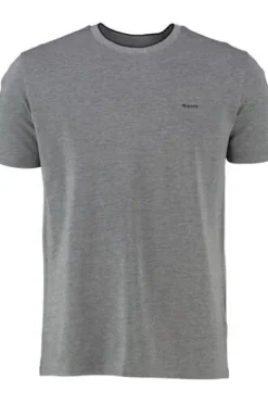 GANT Two-Toned Piquè T-Shirt black Regular Fit