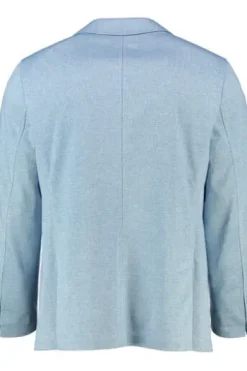 GEBR. WEIS Jersey Sakko Carlos hellblau