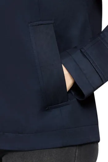 GIL BRET Jacke deep navy in Trench-Optik
