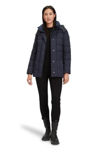 GIL BRET Steppjacke marine mit modischem Westeneinsatz
