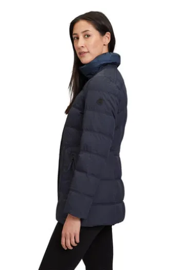 GIL BRET Steppjacke marine mit modischem Westeneinsatz