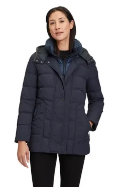 GIL BRET Steppjacke marine mit modischem Westeneinsatz