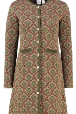 HAMMERSCHMID Jacquard-Strickjacke Andermatt schilf gemustert