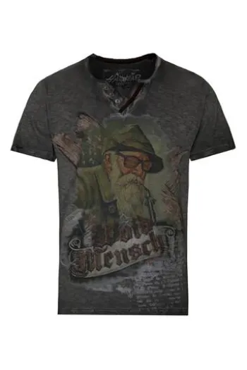 HANGOWEAR T-Shirt Burghard Grau