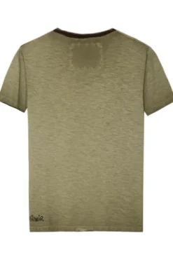 HANGOWEAR T-Shirt Fabio oliv Kurzarm