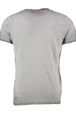 HANGOWEAR T-Shirt grau Kurzarm Bartl