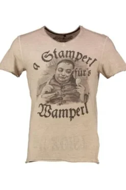 HANGOWEAR T-Shirt rot Kurzarm Stamperl