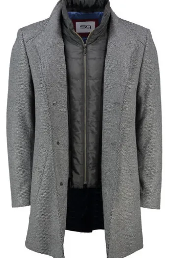 Herren Mantel: S4 JACKETS Kurzmantel Newton L grey