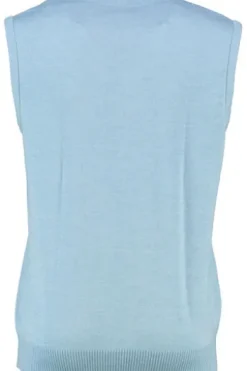 Herren-Pullunder MAERZ Pullunder ocean aqua