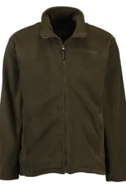 HUBERTUS Fleece-Jacke oliv