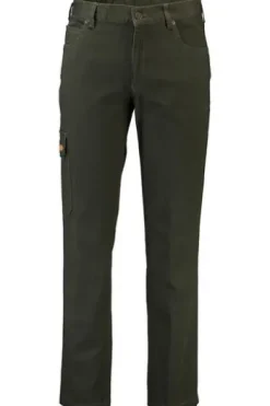 HUBERTUS Jagd-Five-Pocket-Jeans grün mit Beintasche
