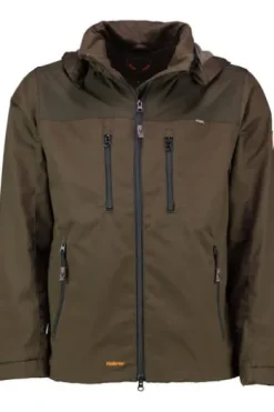 HUBERTUS Jagd-Jacke oliv wasserabweisend, geräuscharm