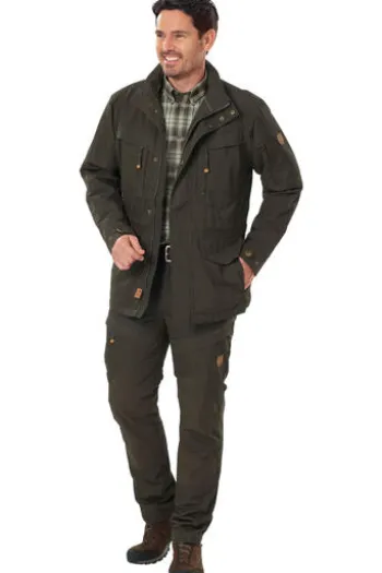 HUBERTUS Jagd-Jacke Tatra oliv geräuscharm & wasserdicht