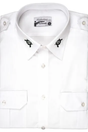 HUBERTUS Schützenhemd Modern Fit weiss Regular Fit