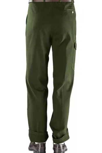 HUBERTUS Stretch-Jeans oliv