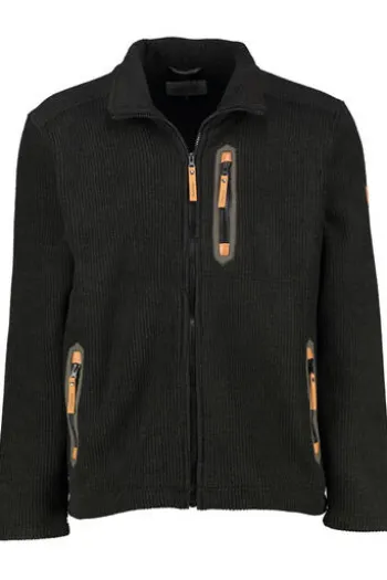 HUBERTUS Strickfleece Jacke oliv