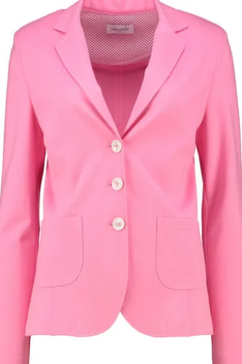 JUST WHITE Jersey-Blazer hellpink weiche Stretch-Qualität