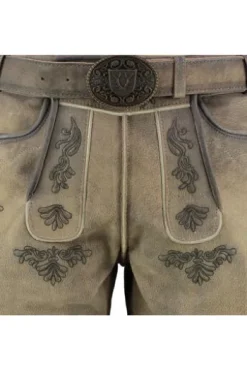 KRÜGER BUAM Lederhose beige Rob