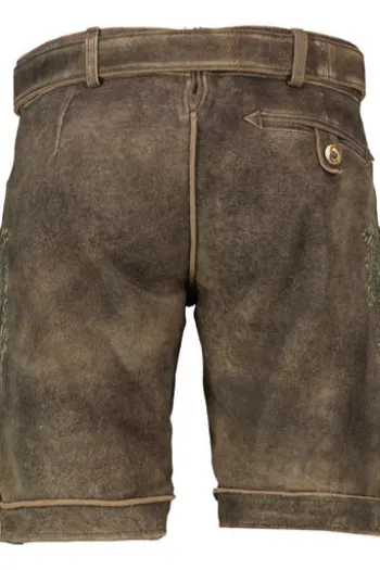 KRÜGER BUAM Lederhose braun Rob