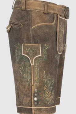 KRÜGER BUAM Lederhose braun Rob