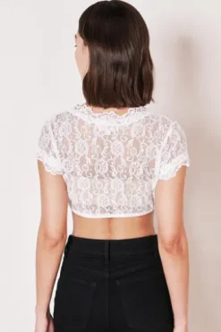 KRÜGER Collection Dirndlbluse Carina weiß