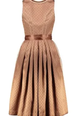 KRÜGER COLLECTION Dirndl braun Paisleymuster Tara