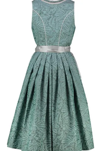KRÜGER COLLECTION Dirndl türkis geblümt Caro