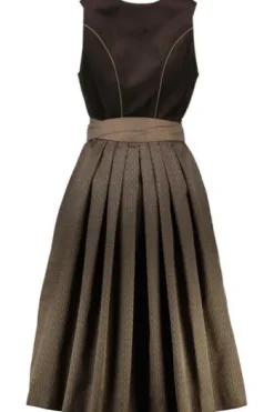 KRÜGER COLLECTION Midi Dirndl taupe Dagi