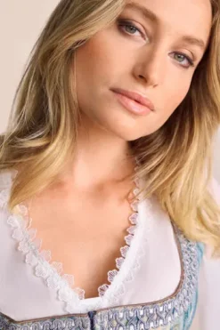 KRÜGER COLLECTION Midi Dirndl blau Kyla