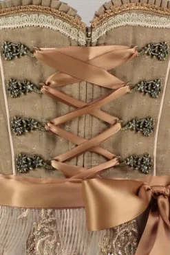 KRÜGER COLLECTION Midi Dirndl braun Cilla