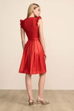 KRÜGER COLLECTION Mini Dirndl rot (60 cm)