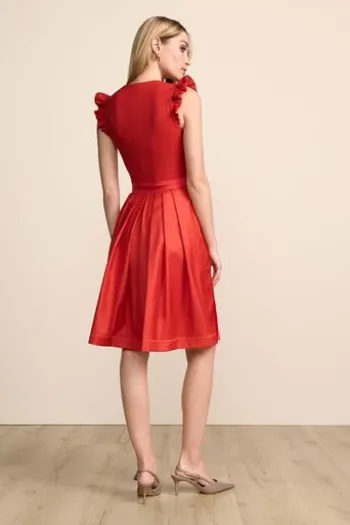KRÜGER COLLECTION Mini Dirndl rot (60 cm)