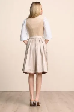 KRÜGER COLLECTION Mini Dirndl beige Lysandra 60er