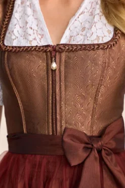 KRÜGER COLLECTION Mini Dirndl braun Tamika