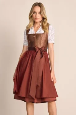 KRÜGER COLLECTION Mini Dirndl braun Tamika