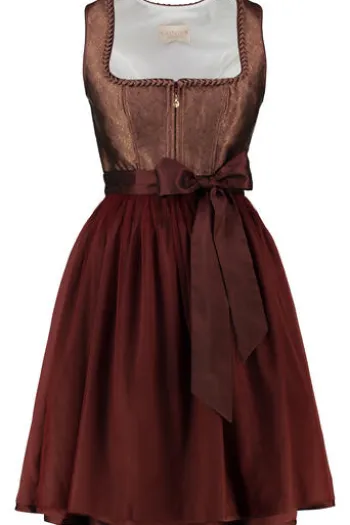 KRÜGER COLLECTION Mini Dirndl braun Tamika
