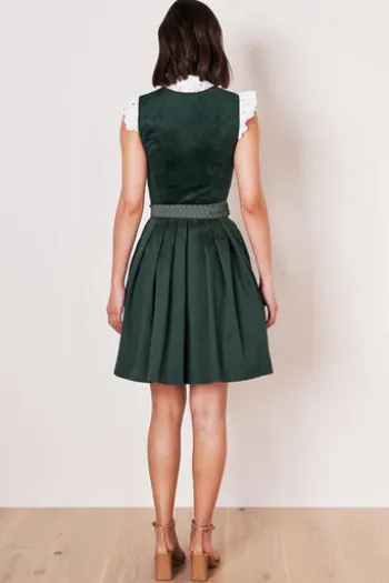 KRÜGER Dirndl grün Alisah 50 cm Mini-Dirndl