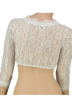KRÜGER MADL Dirndlbluse ecru 3/4-Arm Cassandra